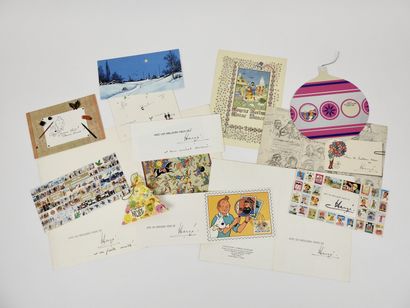 null HERGE

Carte de vœux signée pour l’année 1980

Reproduction du timbre Philatélie...