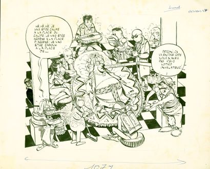 null TABARY Jean

Iznogoud

Superbe illustration publiée dans Record 37 en 1965

Encre...