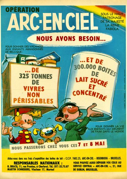 null FRANQUIN

Affiche pour l’opération Arc en ciel pour l’année 1966

37 x 27 c...