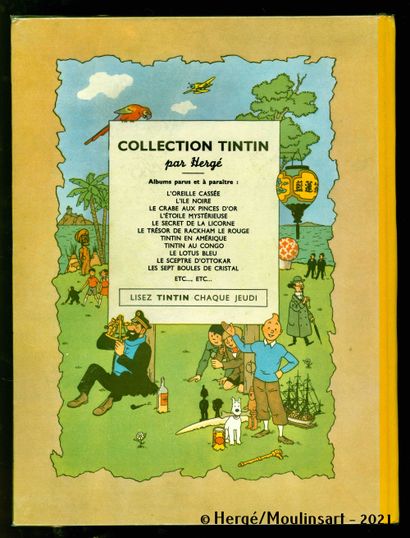null HERGE

Tintin et Milou

Les 7 boules de cristal

Edition originale, 4ème plat...