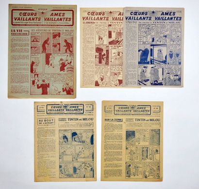 null VALIANT HEARTS

5 rare issues of Coeurs Vaillants Afrique for the year 1943...