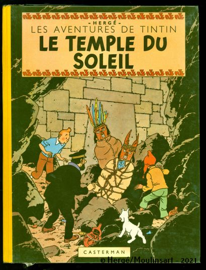 null HERGE

Tintin et Milou

Le temple du soleil

Edition originale, 4ème plat B3,...