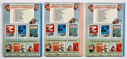 null FRANQUIN

Spirou and Fantasio

Set of three 1966 re-released roundback albums...
