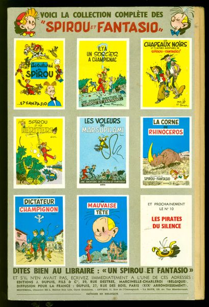 null FRANQUIN

Spirou and Fantasio

The moray eel's lair

Original edition in superb...