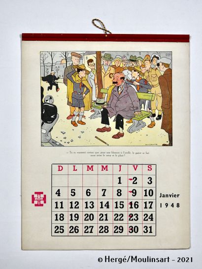 null HERGE

Rare calendrier scout de 1948, bon état général