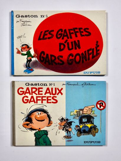 null FRANQUIN

Gaston 1 and 5 in original edition in good condition, small restoration...