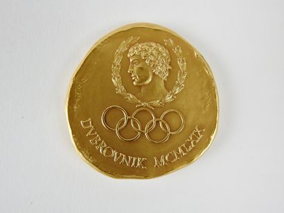 null Jeux Olympiques. 1969 Médaille commémorative à l'ancienne de la réunion du C.I.O....
