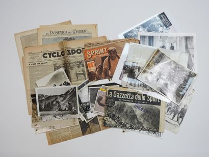 null Cycling. BARTALI (Gino) (1914-2000). More than 30 pieces on the other Campionissimo....