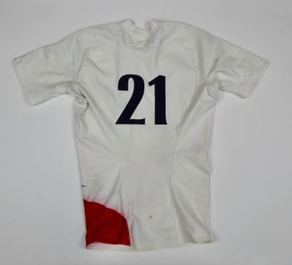 null Rugby. Angleterre/Blacks. Jamie Noon (38 sélections) : Maillot officiel - n°21...