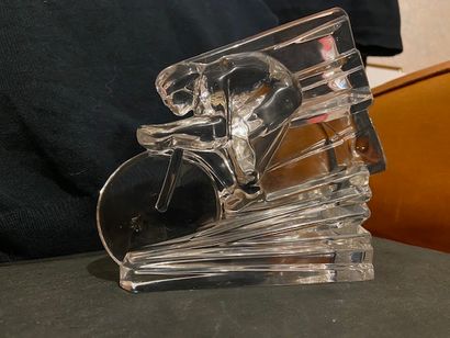 null Cyclisme. Trophée cycliste : "le sprinter gicle"...De la cristallerie Daum,...