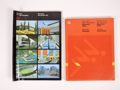 null Jeux Olympiques. 1976, Montréal. Deux livres officiels : a) Une ville olympique;...