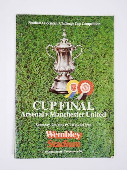 null Football. Programme de la finale de la CUP : Arsenal-Manchester United, le 12/5/1979...