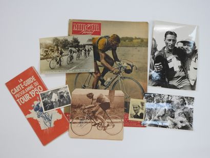 Cyclisme. Kubler (Ferdi)/Tour 1950. Huit...