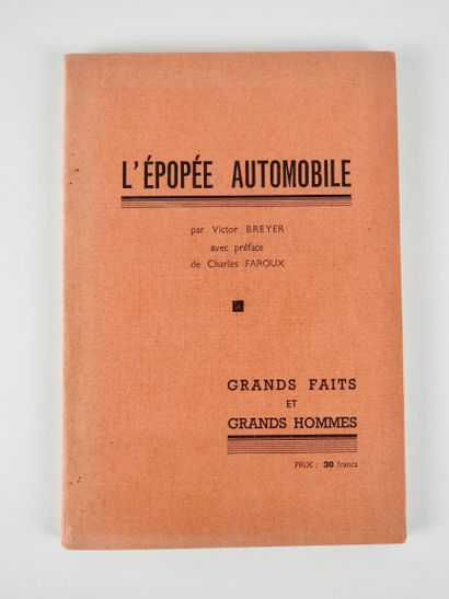 null Automobile. Livre-Bible/Michelin/ACF etc :"L'épopée automobile" par Victor Breyer,...