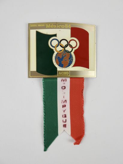 null Jeux Olympiques. 1984. Mexico 1984 - Assemblée Générale des CNO. 1 insigne.