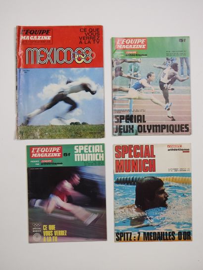 null Jeux Olympiques. 1968-1972 : a) « L'Equipe Magazine » n°24 Mexico 68, ce que...