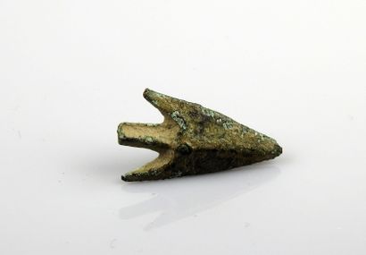 null Flèche à pédoncule et ailerons

Bronze 4 cm

Ier millénaire avant J.-C.