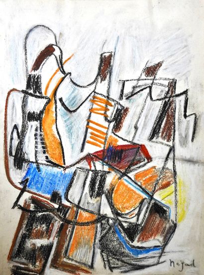 null Nejad Devrim (1923-1995) Composition

Crayons gras sur papier signé en bas...
