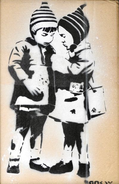 null 
Banksy, d’après

Deux enfants, Souvenir de Dismaland Weston-super-mare, 22/08/2015...