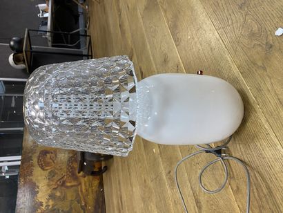 null 
Jaime Hayon for Baccarat

Candy Light lamp, cut crystal lampshade and white...