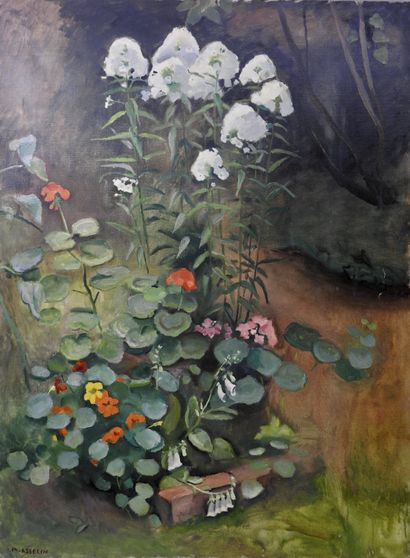 null 
Maurice Asselin (1882-1947)

Parterre de capucines

Huile sur toile, signée...