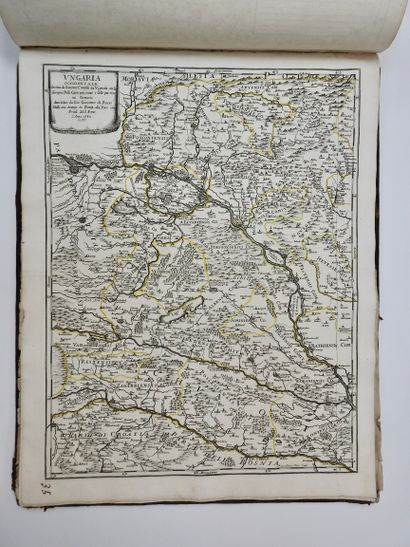 null Important 17th century atlas, containing 69 engraved maps of Europe (in good...