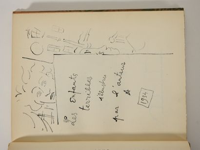 null Jean Cocteau : 60 dessins pour les Eenfants terribles. Grasset, 1934. In-8 cartonnage...