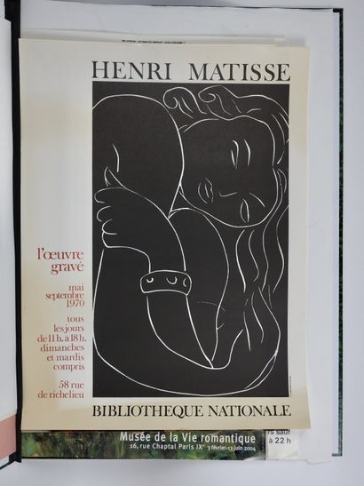 null 
A batch of exhibition posters including Matisse, Van Gogh, Cezanne, Léger,...