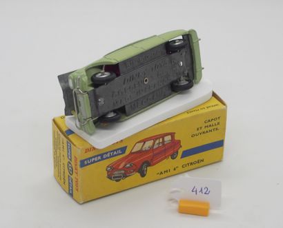 null DINKY TOYS - FRANCE - Metal (1)

# 557 CITROËN AMI 6

Lime green, blue-white...
