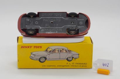 null DINKY TOYS - FRANCE - Métal (1)

COULEUR PEU COURANTE

# 547 PANHARD PL 17

Brique....