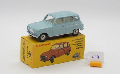 null DINKY TOYS - FRANCE - Metal (1)

# 518 RENAULT R4 L

Grey-blue, ivory interior....