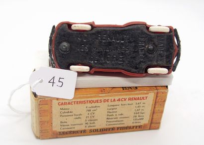 null NOREV - France - 1/43rd - Plastic (1)

- # 5 - 4 HP RENAULT

Brown, red rims,...