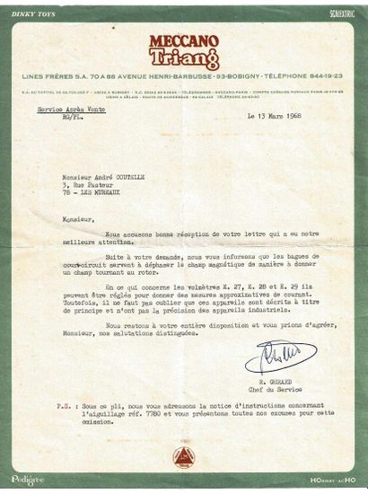 null MISCELLANEOUS DOCUMENTS - FRANCE (4)

Document meeting including:

- Listing...