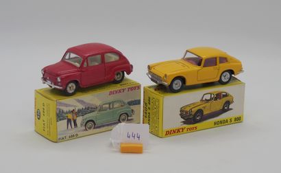 null DINKY TOYS - FRANCE - Metal (2)

- # 1408 HONDA S 800

Yellow, inside red, license...