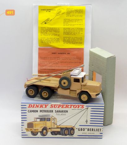 null DINKY TOYS - FRANCE - Metal (1)

# 888 BERLIET GBO SAHARIAN

Sand, white cooling...