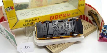null NOREV - France - 1/43rd - Plastic (1)

# 59 ALPINE RENAULT A 110 COMPETITION

Yellow....
