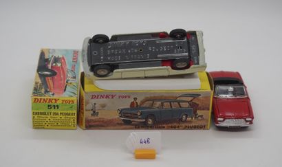 null DINKY TOYS - FRANCE - Metal (2)

- # 525 PEUGEOT 404 STATION WAGON

Beige, red...