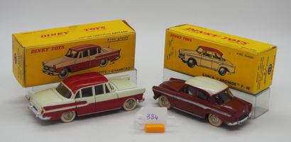 null DINKY TOYS - FRANCE - Metal (2)

- # 24 K SIMCA CHAMBORD

Ivory, tomato side...