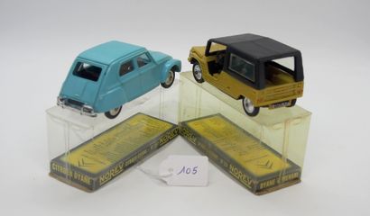 null NOREV - France - 1/43rd - Plastic (2)

- # 157 CITROËN DYANE

Light blue, type...