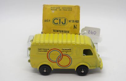  CIJ - France - 1/43rd - Metal (1) 
PRETTY UNUSUAL, ESPECIALLY WITH HIS BOX! 
# 3/62...