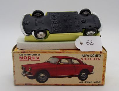 null NOREV - France - 1/43rd - Plastic (1)

- # 11 - ALFA ROMEO GIULIETTA

Yellow,...