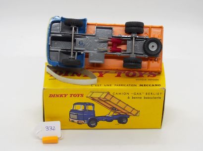 null DINKY TOYS - FRANCE - Metal (1)

# 585 BERLIET GAK DUMP TRUCK

Blue orange....