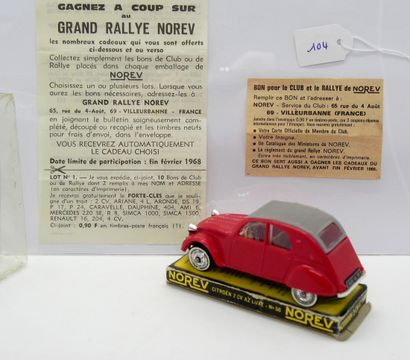 null NOREV - France - 1/43rd - Plastic (1)

# 56 CITROËN 2CV AZ LUXE

Raspberry,...