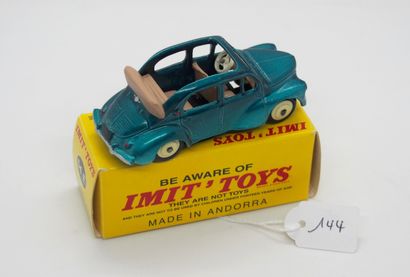null IMIT' TOYS - Andorra - 1/43rd - Lead (1)

# 54 E 4 HP RENAULT DISCOVERABLE

Blue-green...