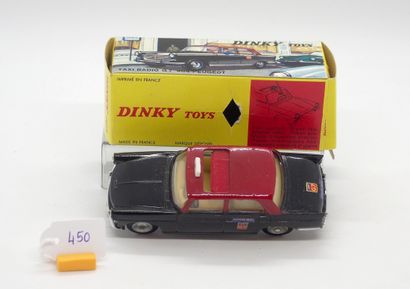 null DINKY TOYS - FRANCE - Metal (1)

# 1400 PEUGEOT 404 TAXI G7

Black, red roof...