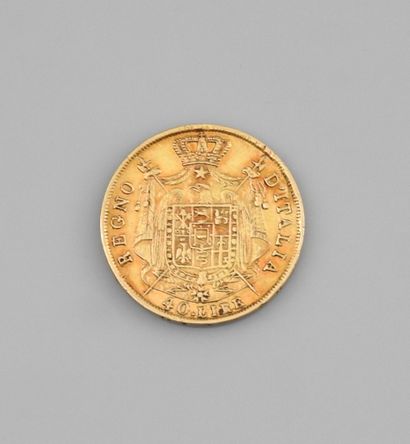 null One piece 40 lire 1810, weight: 12,9gr. gross.