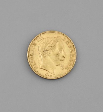 Napoleon III gold coin, 1864, weight : 6,1gr....