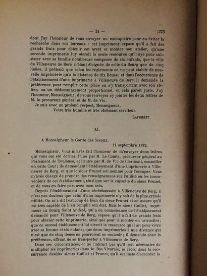 null Stein Henri..Notes Pour Servir à l' Histoire de L' Imprimerie à Bourg Saint...