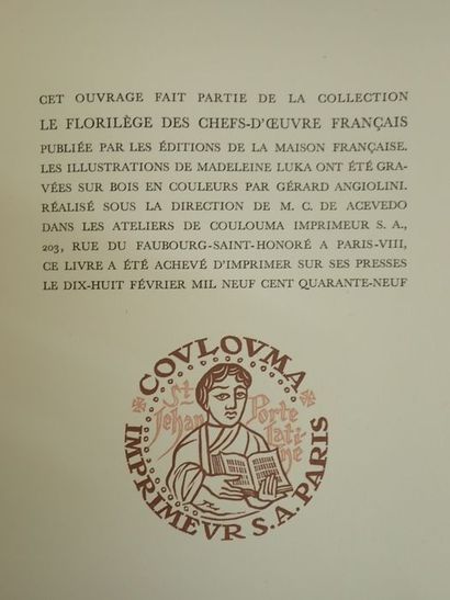 null Fromentin, Eugène / Luka, Madeleine.Dominique. Paris, Editions de La Maison...