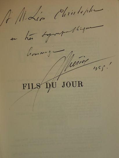 null Thérive, André.Fils du jour, roman. Paris, B. Grasset [1936] collection 'Pour...